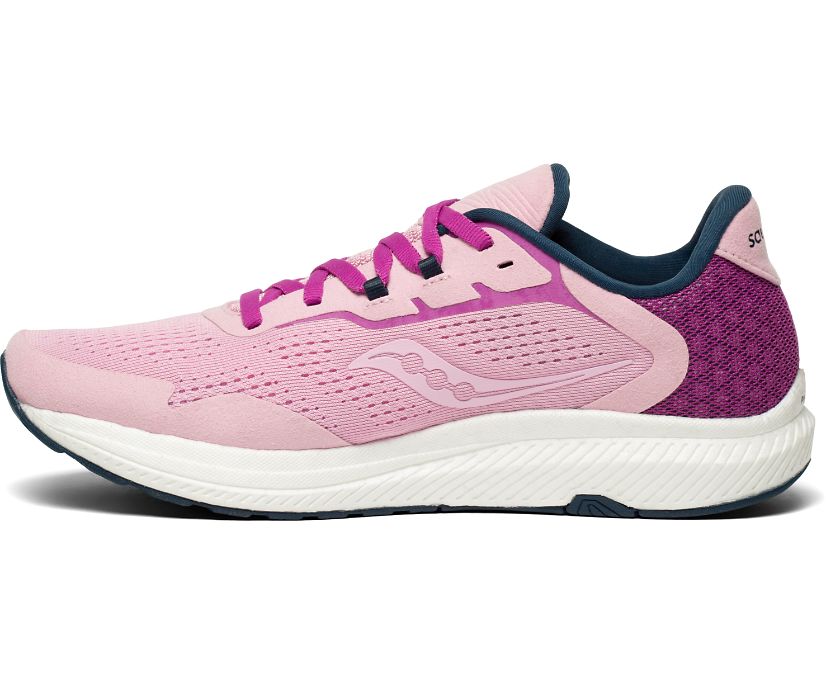 Saucony Freedom 4 Women's Running Shoes Pink / Purple | Canada 132WNBY